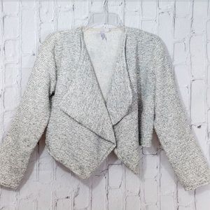 Alya cream blazer sweater cardigan